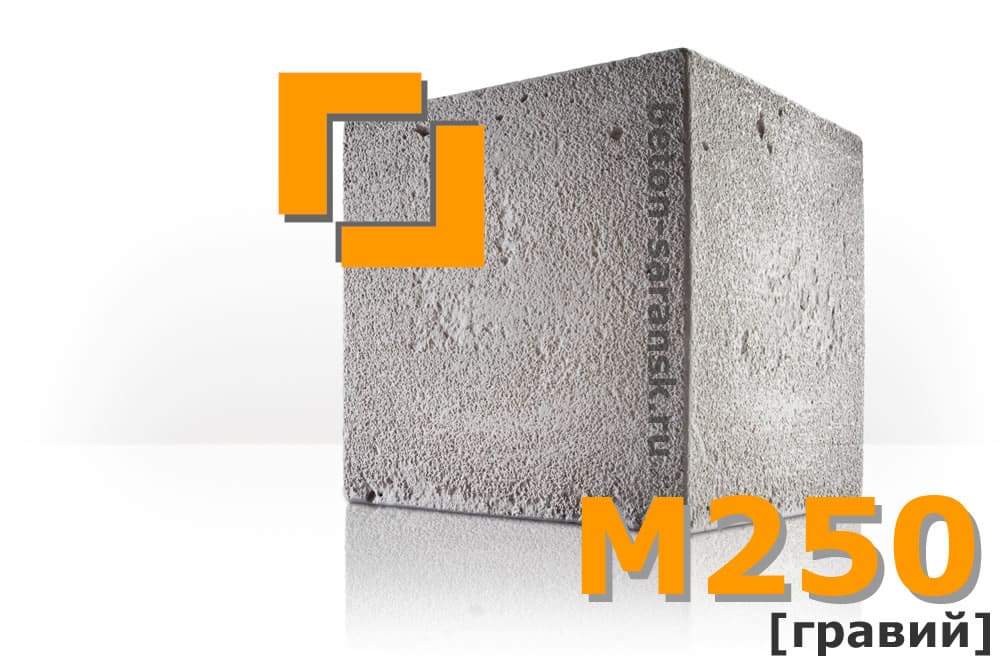 бетон М250 (гравий)